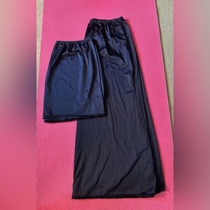 Vanity Fair Black Slips-Set of two (2)